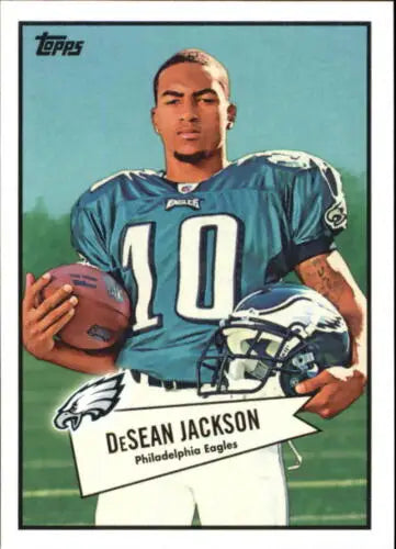 DeSean Jackson football card showcasing original gloss from 2010 Topps collection