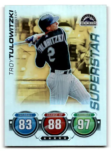2010 Topps Attax Code Cards #27 Troy Tulowitzki NM-MT ID:57926 - Trading Cards
