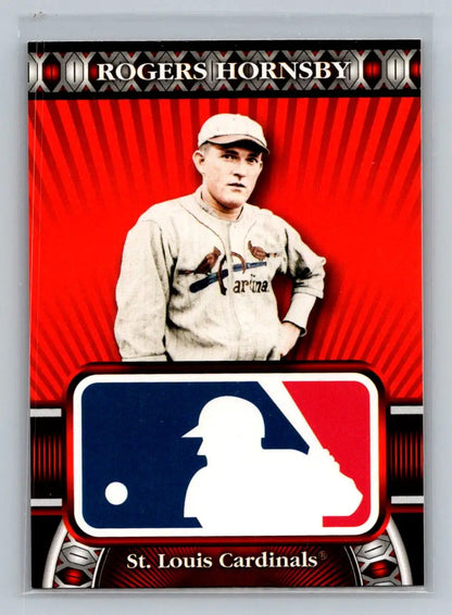 Rogers Hornsby 2010 Topps Logoman HTA #HTA-34 St. Louis Cardinals baseball card