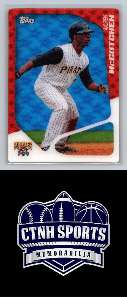 2010 Topps T13 Andrew McCutchen baseball card featuring Pittsburgh Pirates player