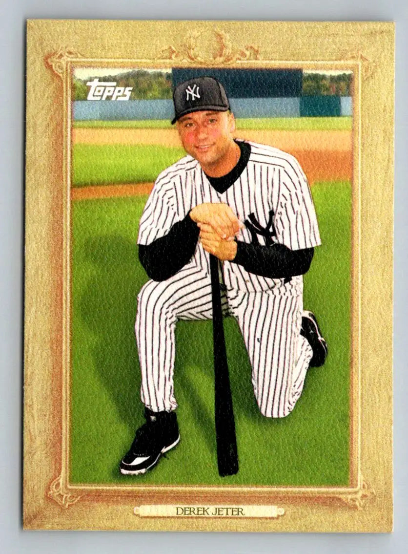 Derek Jeter Turkey Red baseball card from the 2010 Topps TR100 New York Yankees collection