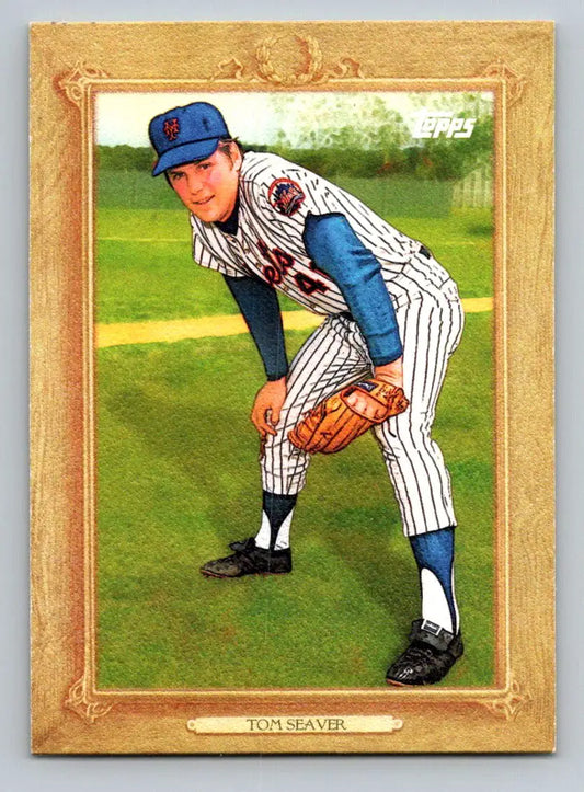 Tom Seaver Turkey Red card from 2010 Topps TR74 featuring New York Mets legend
