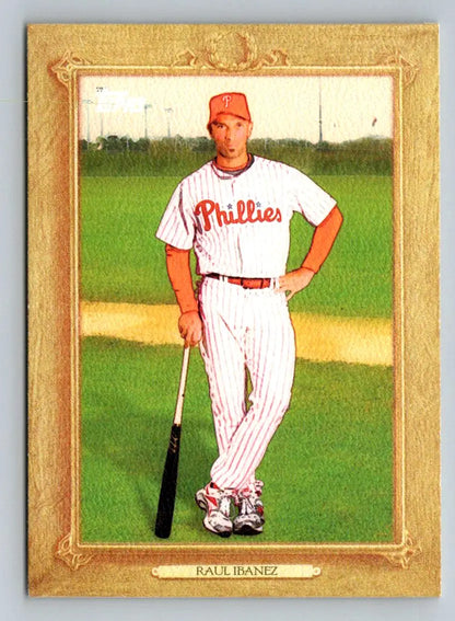 Raul Ibanez 2010 Topps TR79 Turkey Red baseball card Philadelphia Phillies collectible