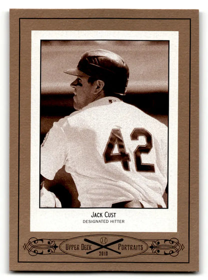 2010 Upper Deck Portraits Jack Cust #SE-62 Oakland Athletics Baseball Card - Baseball Card
