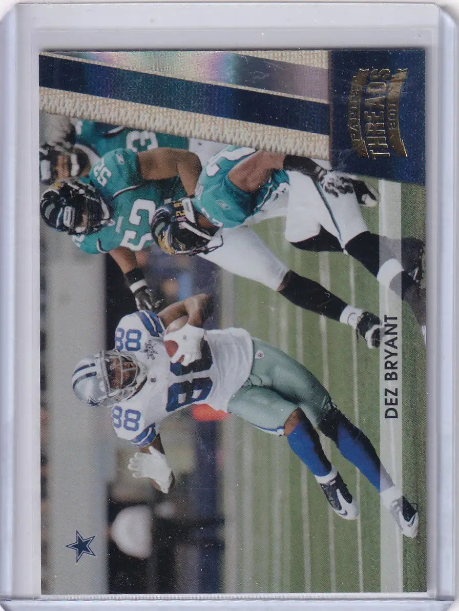 Dez Bryant football trading card from Panini Threads Dallas Cowboys 2011 series