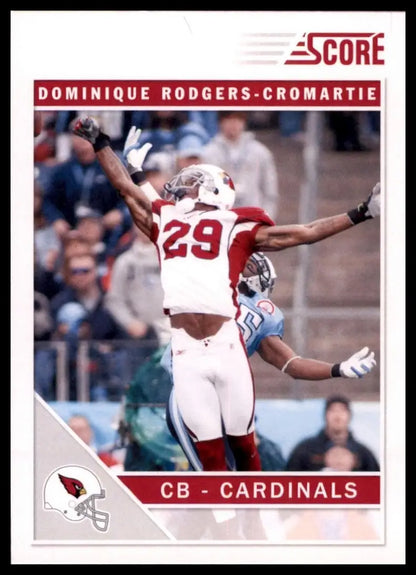 2011 Score Dominique Rodgers Cromartie #4 Arizona Cardinals Football Card NFL - Football Card