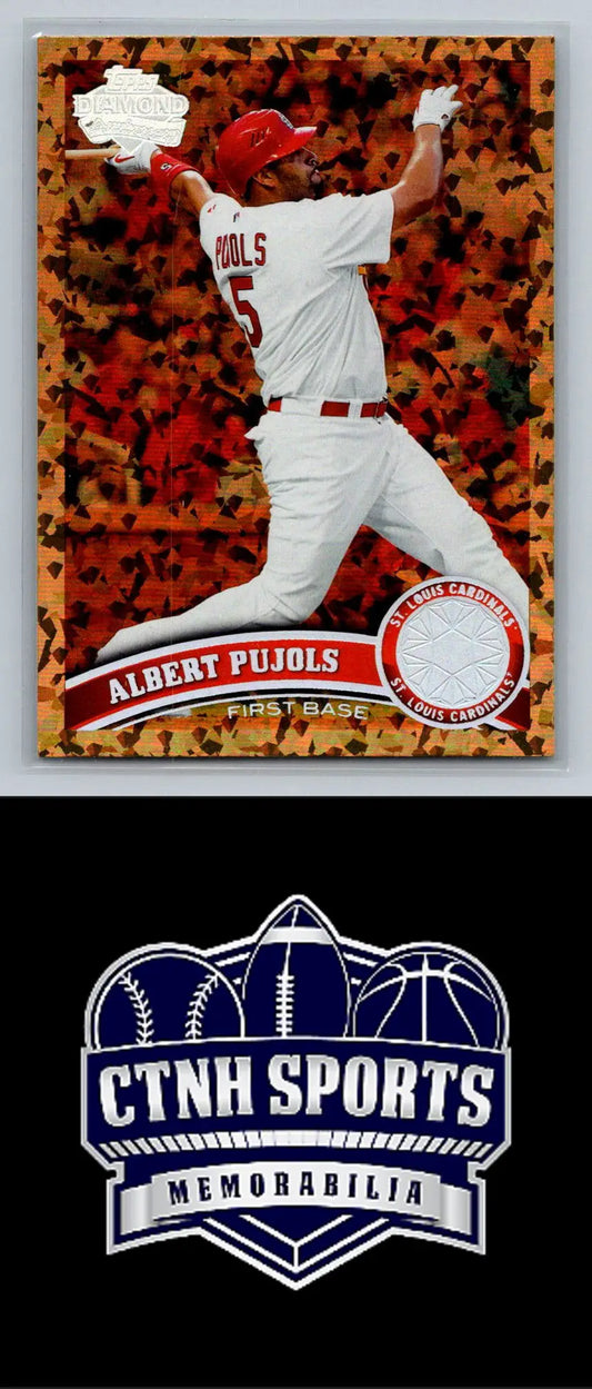 Albert Pujols 2011 Topps Cognac Diamond Anniversary baseball card St. Louis Cardinals