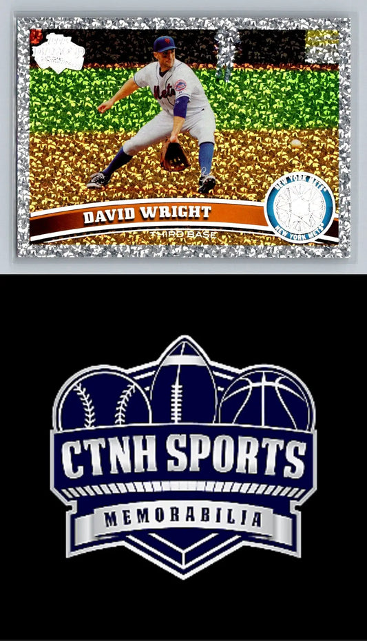 Sparkly 2011 Topps #15 David Wright Diamond Anniversary baseball card for New York Mets
