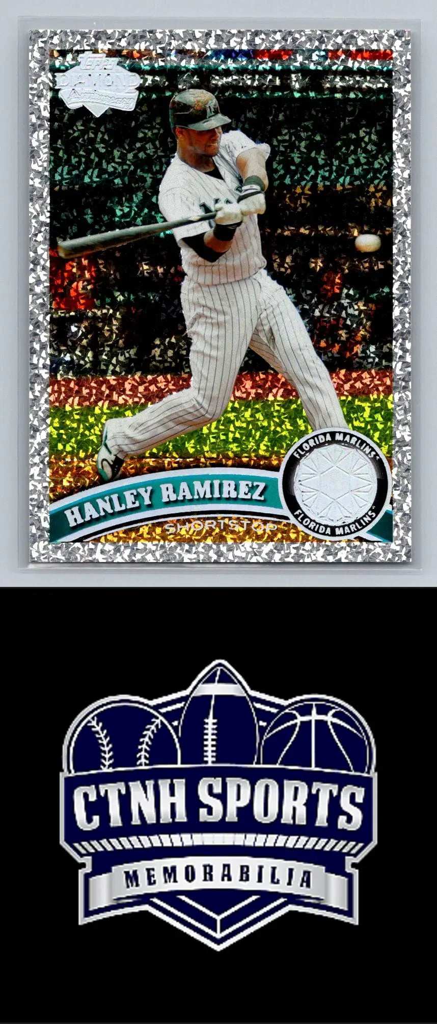 Hanley Ramirez baseball card from 2011 Topps Diamond Anniversary series Florida Marlins
