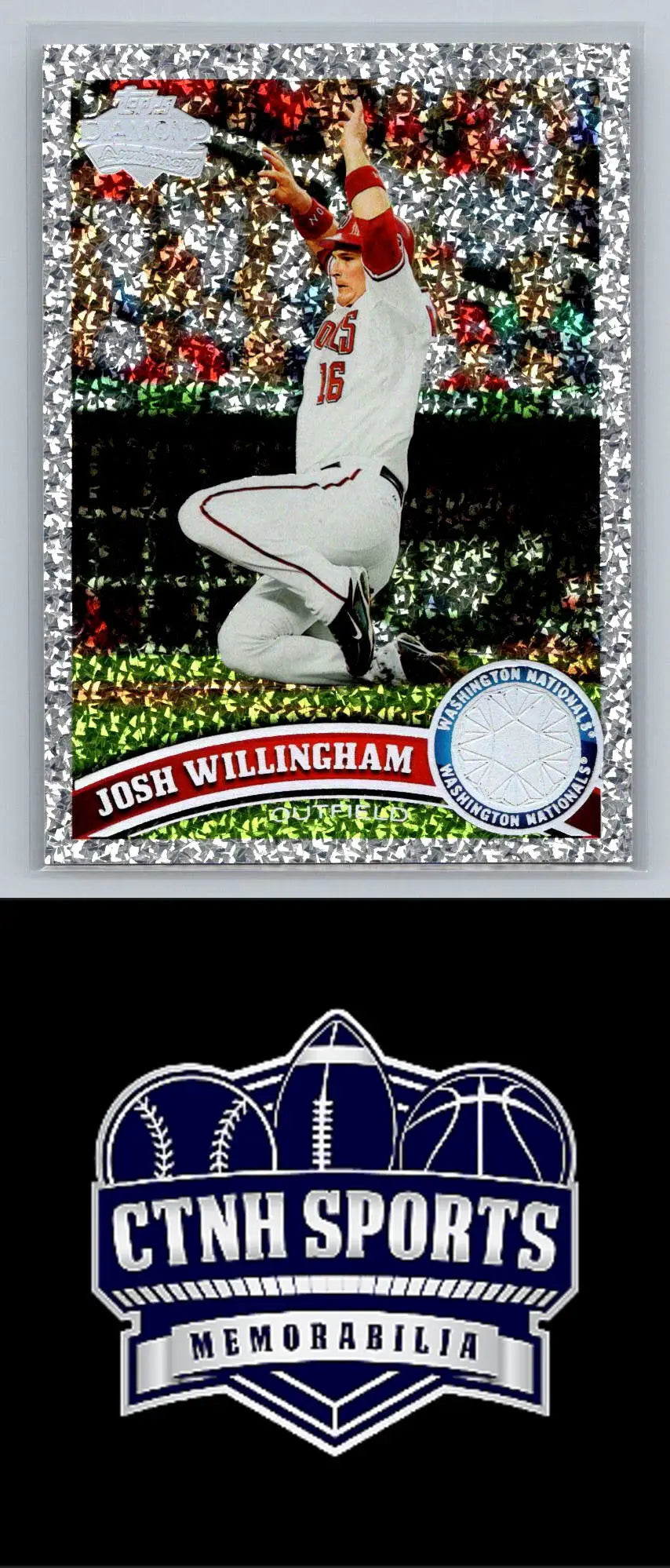 Josh Willingham Diamond Anniversary baseball card from the 2011 Topps #225 set