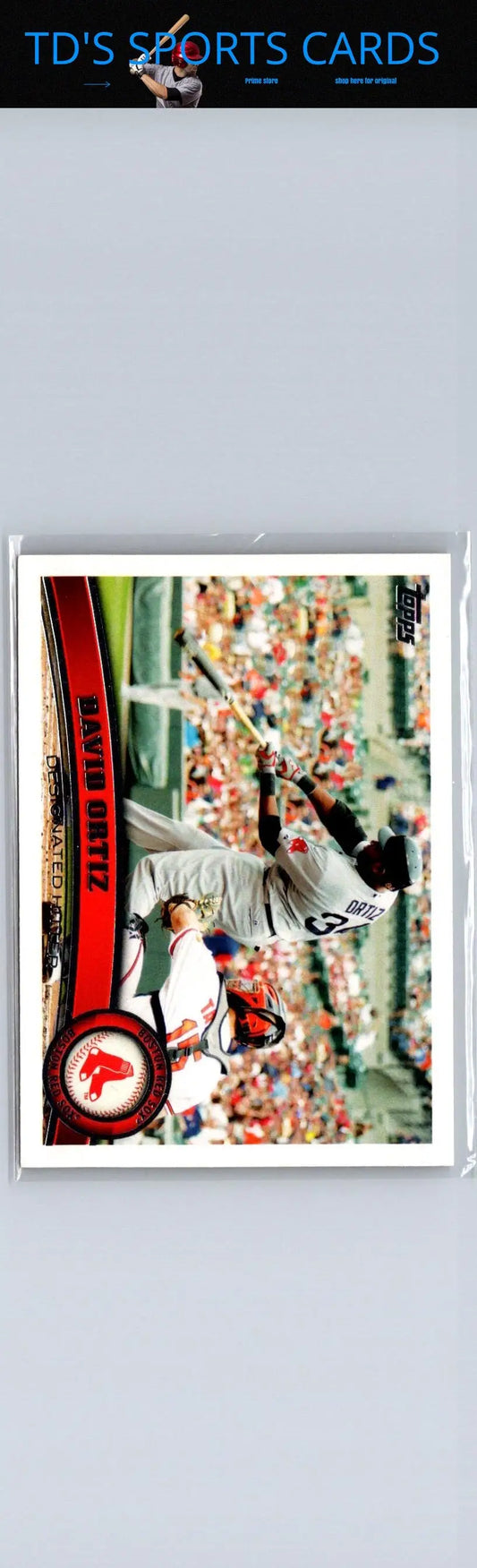 2011 Topps David Ortiz baseball card 315b David Ortiz Sparkle collectible