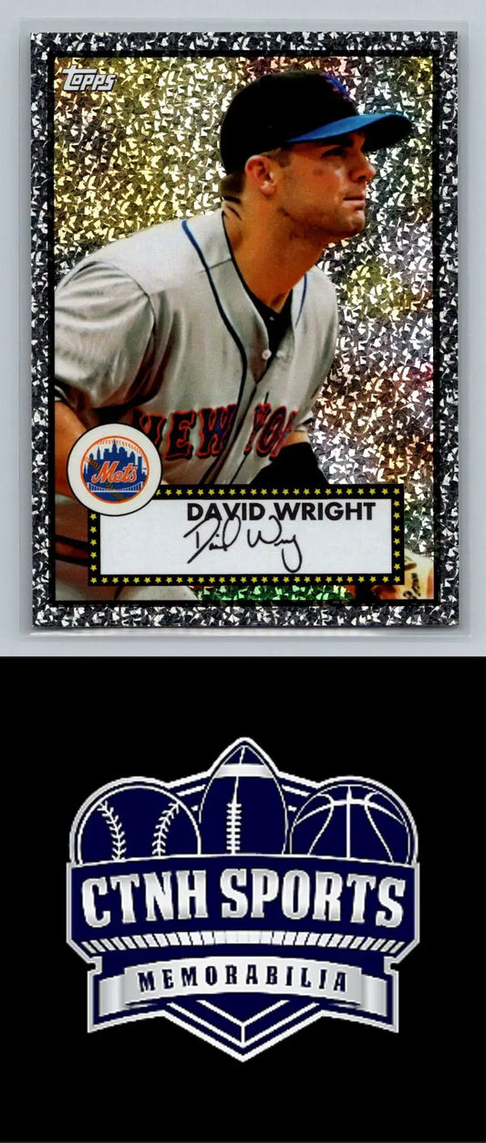 David Wright Black Diamond baseball card from the 2011 Topps New York Mets series