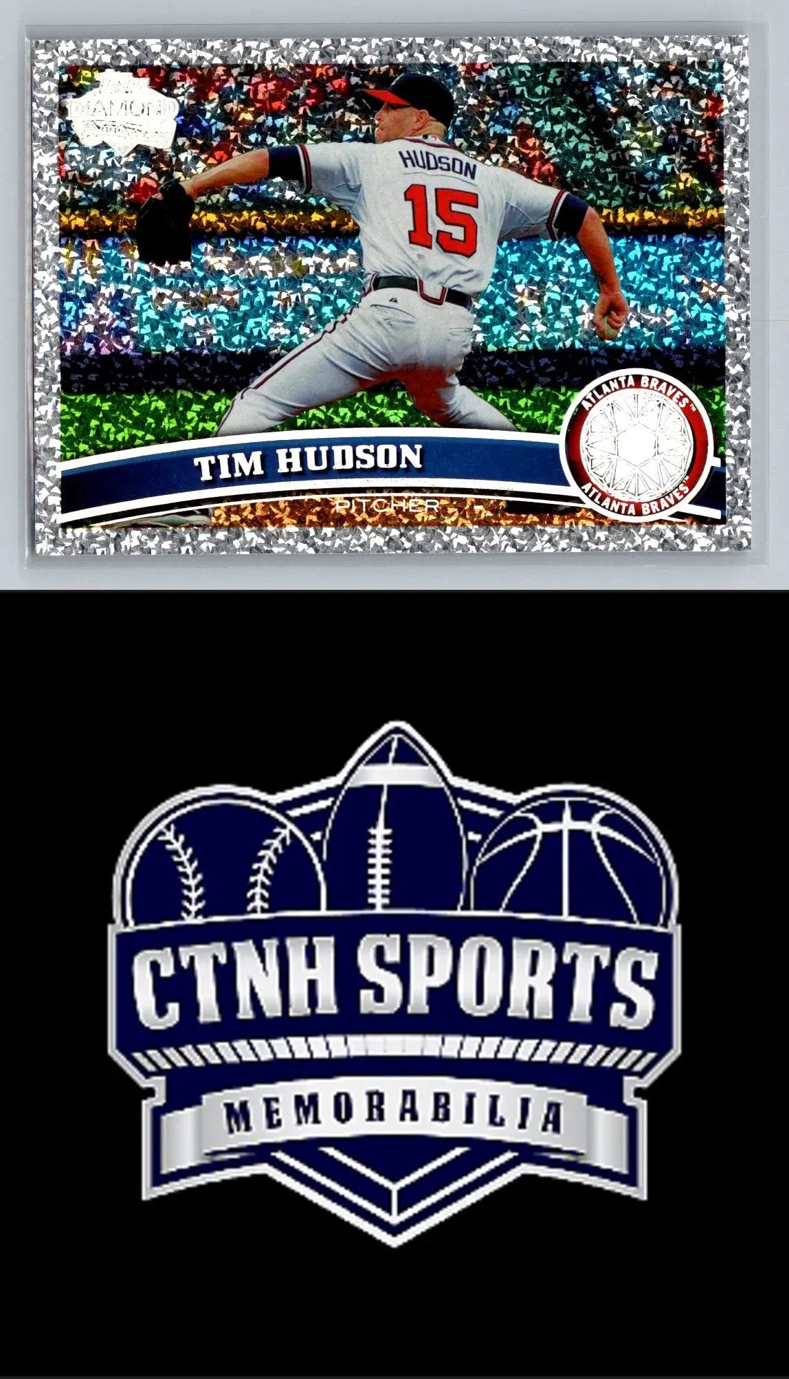 Tim Hudson baseball card from 2011 Topps Diamond Anniversary Atlanta Braves collection