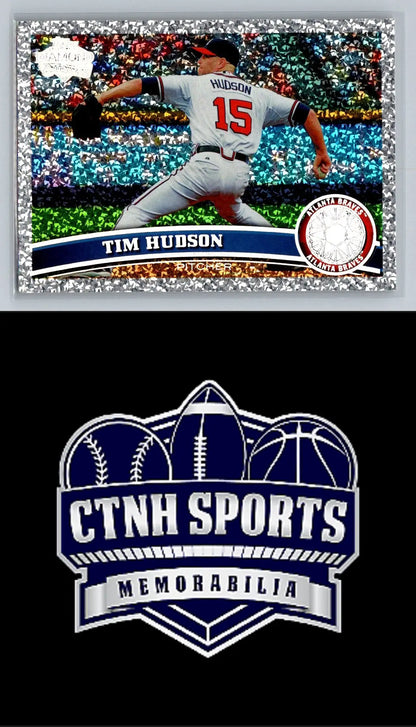 Tim Hudson baseball card from 2011 Topps Diamond Anniversary Atlanta Braves collection