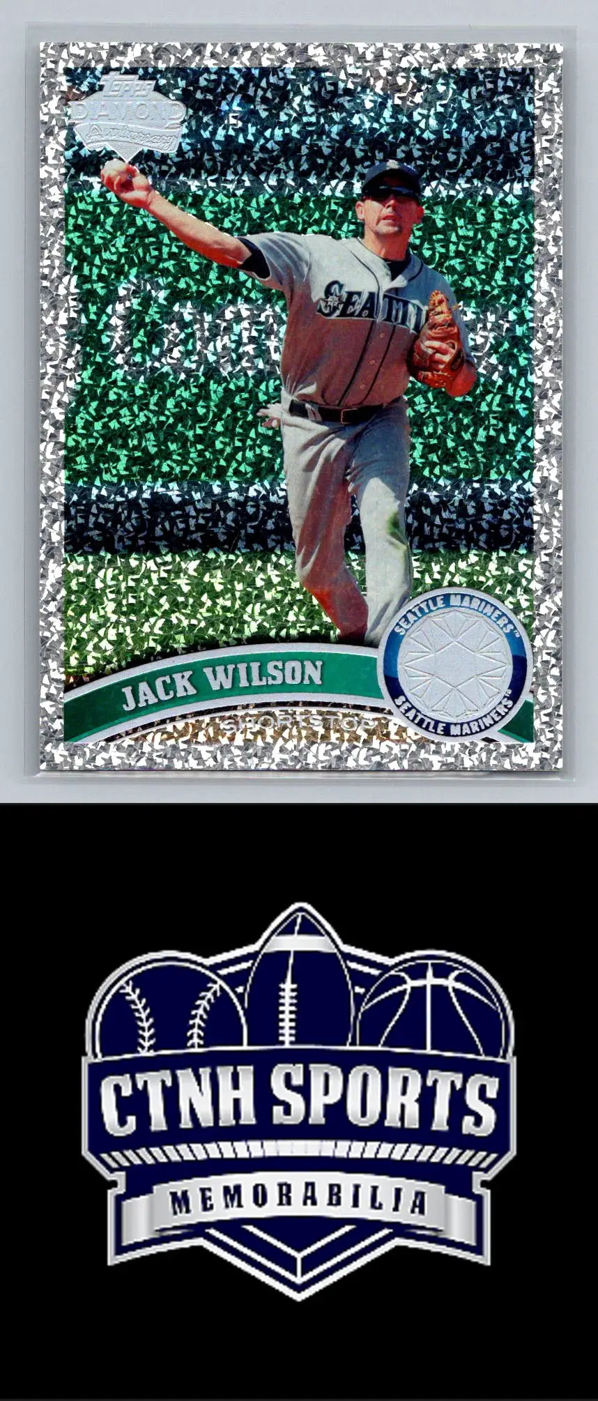 Jack Wilson baseball card from 2011 Topps Diamond Anniversary Seattle Mariners collection
