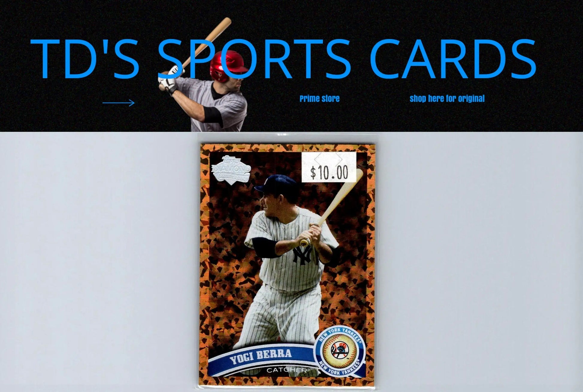 Yogi Berra baseball card from 2011 Topps Diamond Anniversary collection titled 90B Yogi Berra