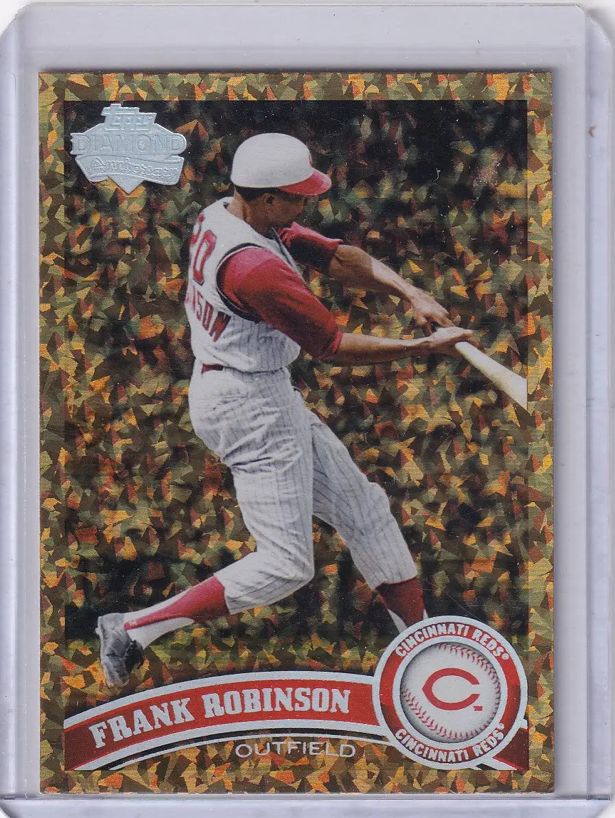 2011 Topps Diamond Anniversary US207 Frank Robinson Cincinnati Reds baseball card image