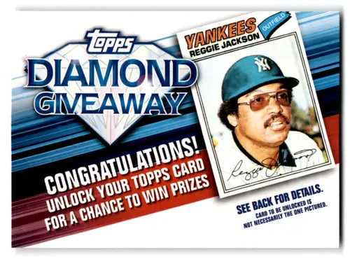 2011 Topps Diamond Giveaway #TDG-3 Reggie Jackson NM-MT Yankees ID:72207 - Trading Cards