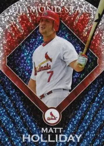 2011 Topps Diamond Stars #DS-17 Matt Holliday baseball card original gloss Cardinals