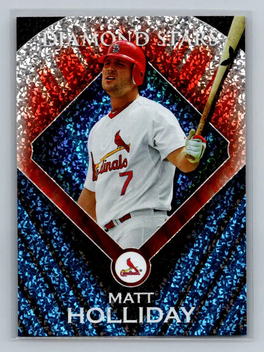 Matt Holliday Diamond Stars card from 2011 Topps featuring St. Louis Cardinals player