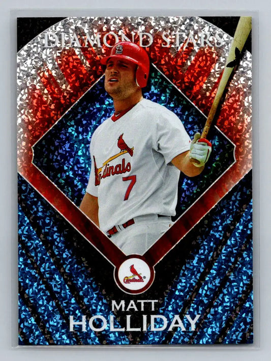 Matt Holliday Diamond Stars card from 2011 Topps featuring St. Louis Cardinals player