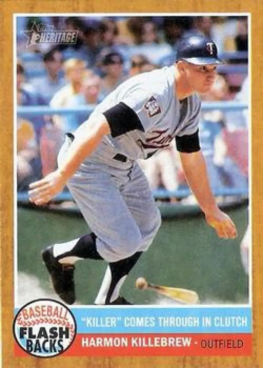 2011 Topps Heritage Baseball Flashbacks #BF-7 Harmon Killebrew NM-MT Tw ID:72223 - Trading Cards