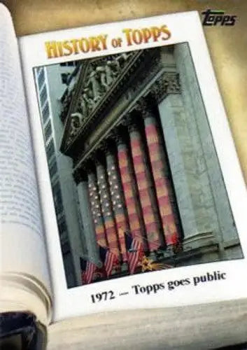 History of Topps book with original gloss from 2011 Topps History of Topps series