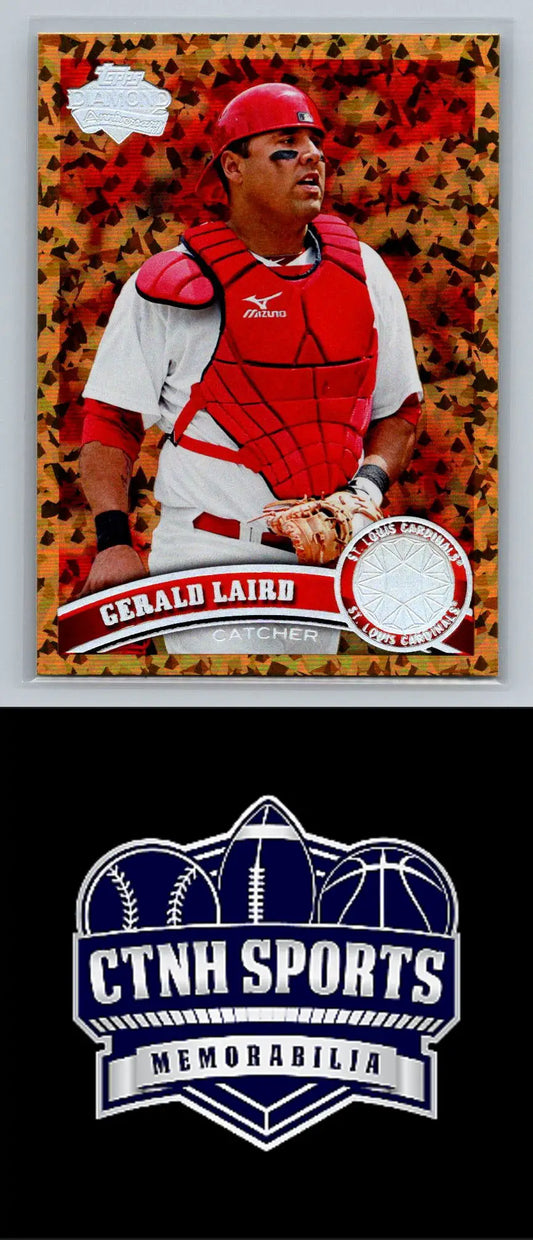 Baseball card of Gerald Laird from 2011 Topps Update Cognac Diamond Anniversary