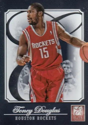 Original gloss Panini Elite Toney Douglas basketball card near mint Rockets ID 19617