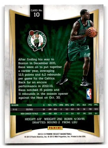 2012-13 Panini Select #10 Brandon Bass EX/NM Celtics ID:67470 - Trading Cards