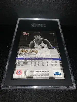 Basketball card of Julius Erving from Fleer Retro Ultra Platinum Medallion series