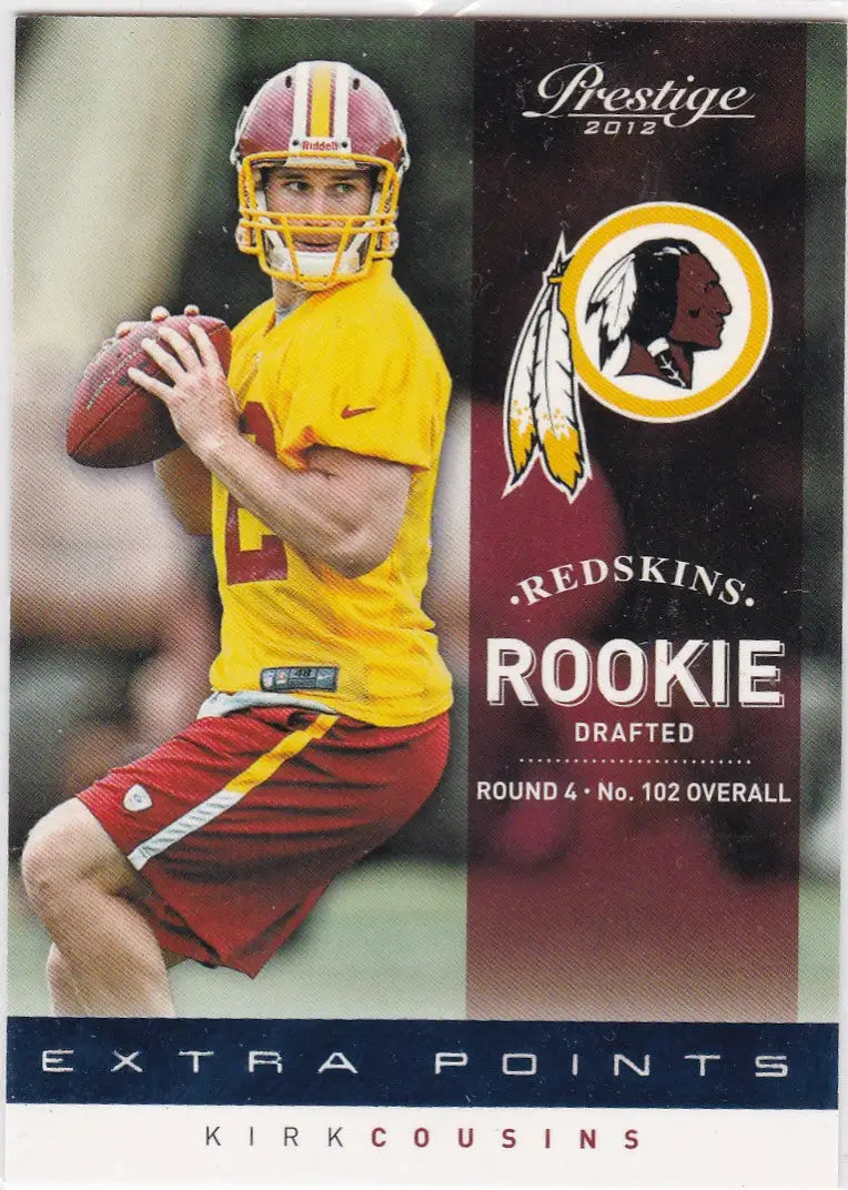 2012 Panini Prestige #235 Kirk Cousins Rc 424/999 Washington Redskins
