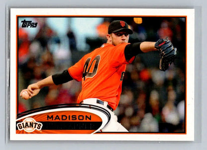 2012 Topps #103a Madison Bumgarner San Francisco Giants baseball card collectible