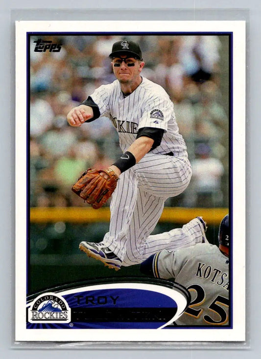 2012 Topps #140a Troy Tulowitzki Colorado Rockies baseball card for collectors
