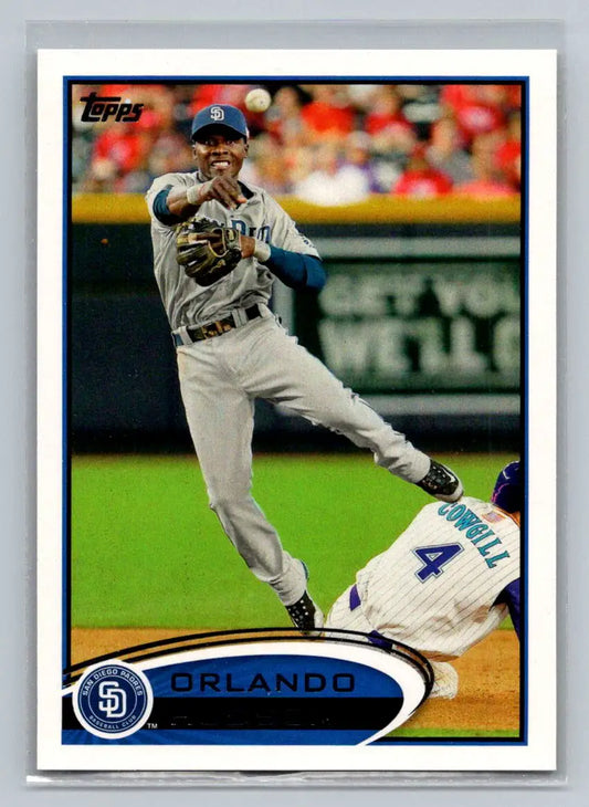 2012 Topps #147a Orlando Hudson Baseball Card for San Diego Padres collectors