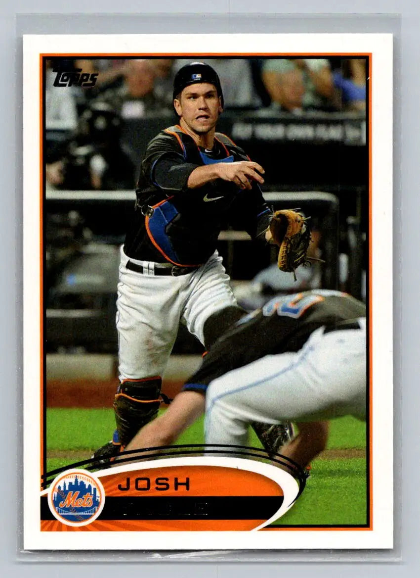 2012 Topps #177a Josh Thole New York Mets baseball trading card for collectors