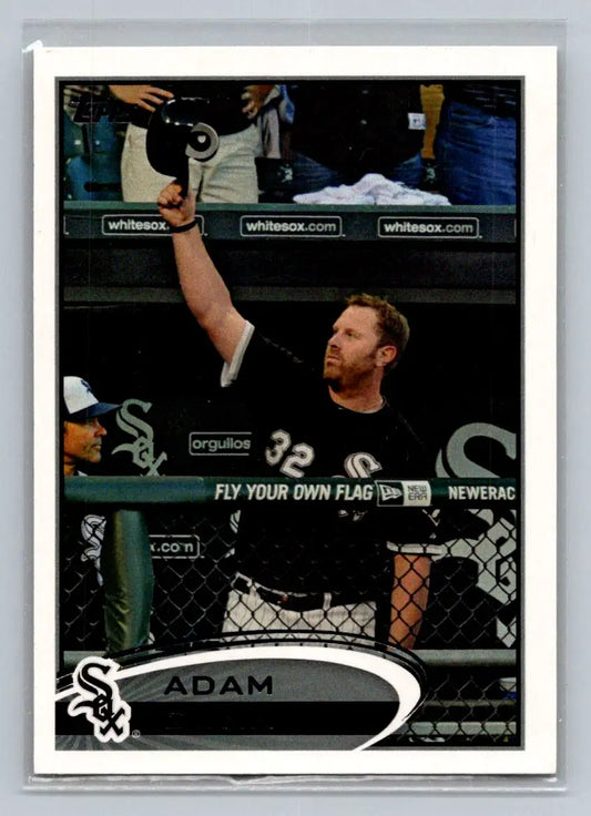 2012 Topps #199a Adam Dunn Chicago White Sox baseball card featuring the star player