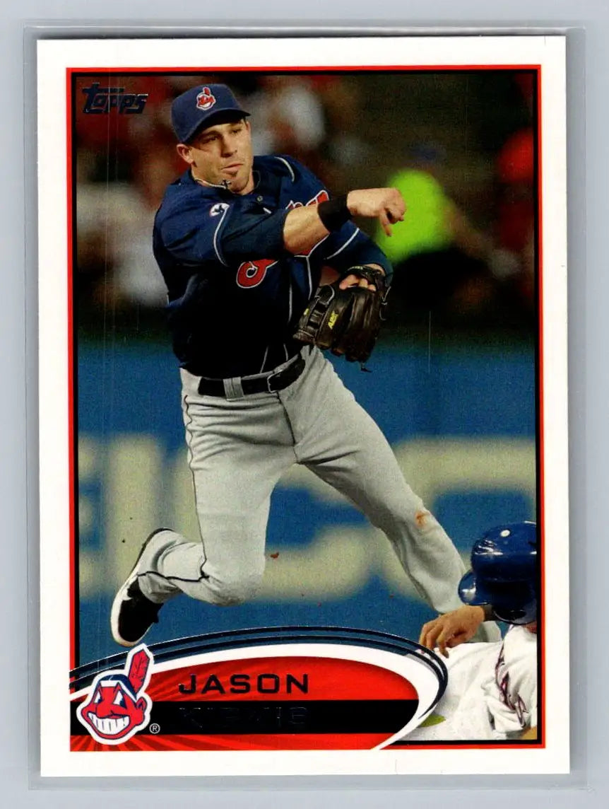 2012 Topps #216a Jason Kipnis Cleveland Indians baseball card collectible item