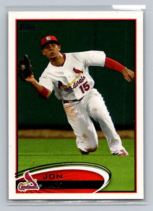 Baseball card of Jon Jay 258a Jon Jay from 2012 Topps #258a Jon Jay St. Louis Cardinals