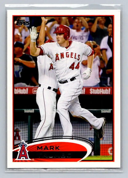 2012 Topps #281a Mark Trumbo Los Angeles Angels baseball card for collectors