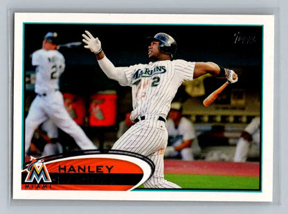 2012 Topps 60a Hanley Ramirez Miami Marlins baseball card collectible image