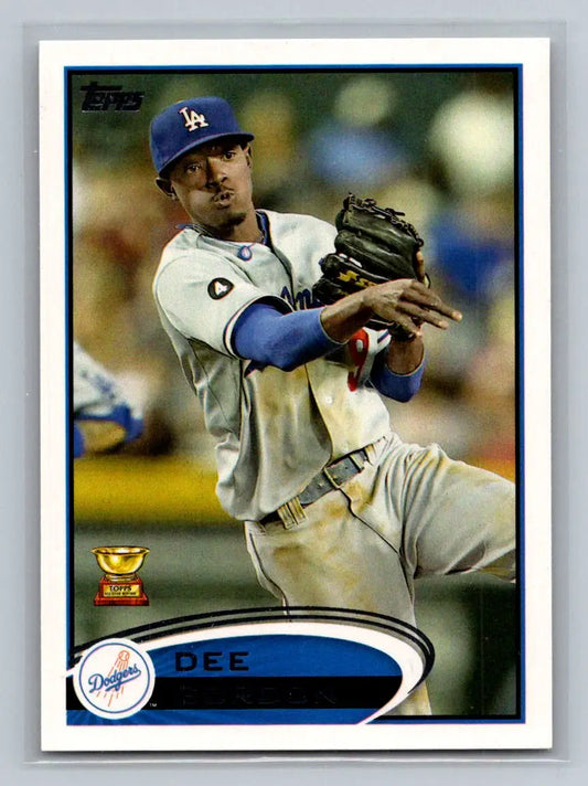 2012 Topps #69a Dee Gordon Los Angeles Dodgers baseball card for collectors