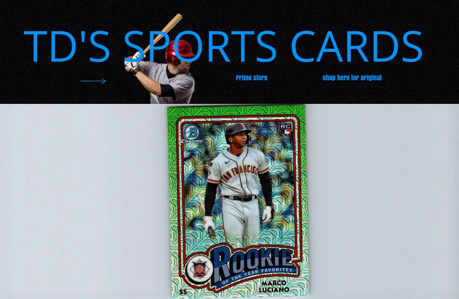 David Ortiz classic walk-off baseball card from 2012 Topps CW-4 collection featuring Marco Luciano rookie