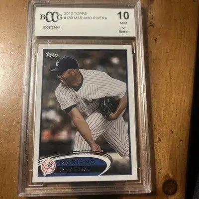 Image of Graded Mariano Rivera baseball card from 2012 Topps Factory Set
