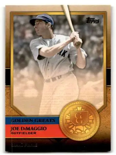 Joe DiMaggio New York Yankees Baseball Card featuring original gloss and NM-MT condition