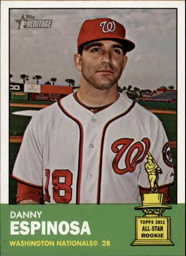 2012 Topps Heritage #351 Danny Espinosa NM-MT Nationals ID:70868 - Trading Cards