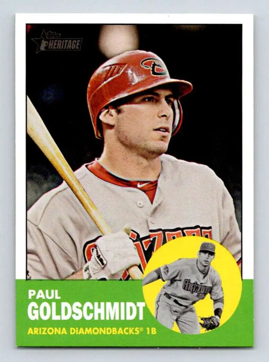 2012 Topps Heritage #441 Paul Goldschmidt NM-MT SP Diamondbacks ID:72052 - Trading Cards