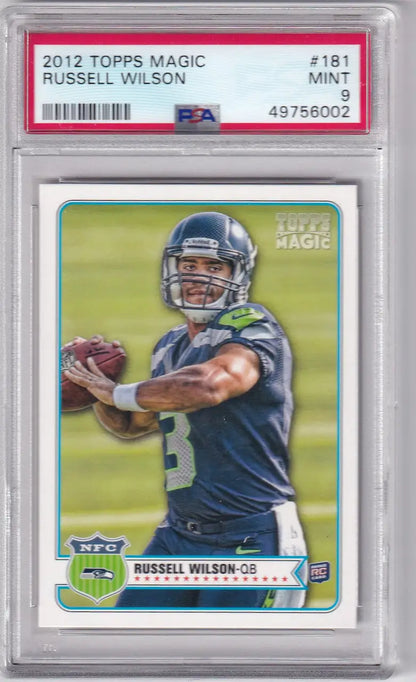 2012 Topps Magic PSA 9 #181 Russell Wilson - Seattle Seahawks