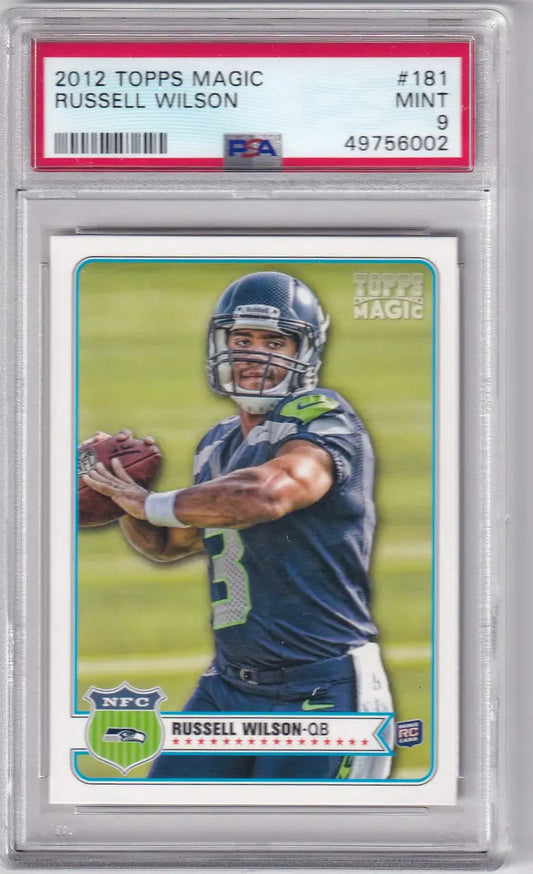 2012 Topps Magic PSA 9 #181 Russell Wilson - Seattle Seahawks