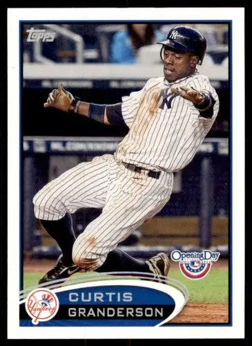 2012 Topps Opening Day Curtis Granderson Yankees baseball card NM-MT